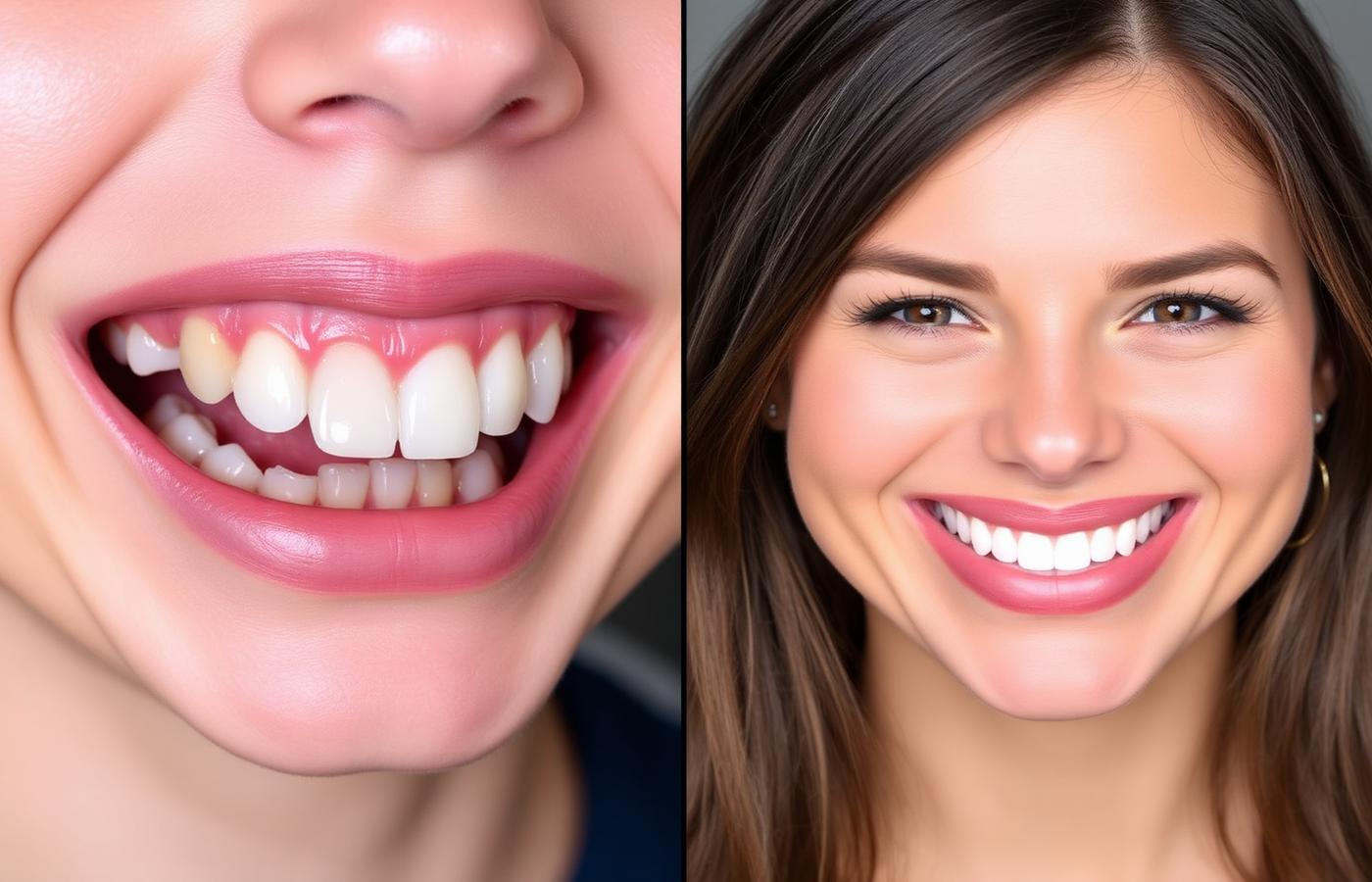 Smile before treatment